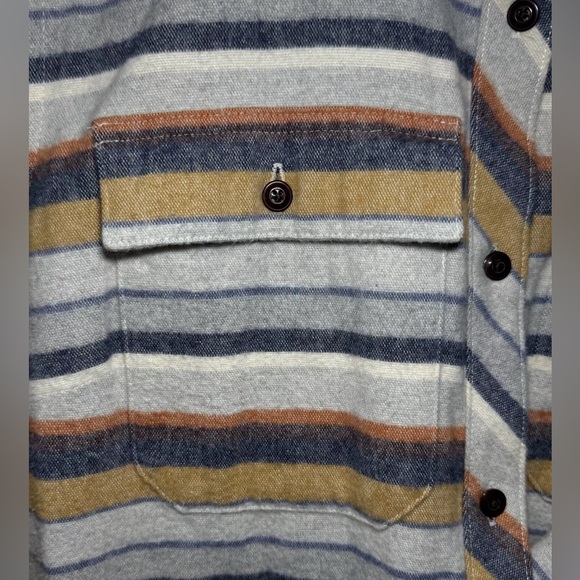 L.L. Bean Signature Series Aztec Archive Chamois Tunic Shirt w/ Pockets - Picture 7 of 16